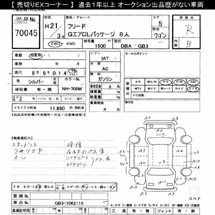 Аукционный лист