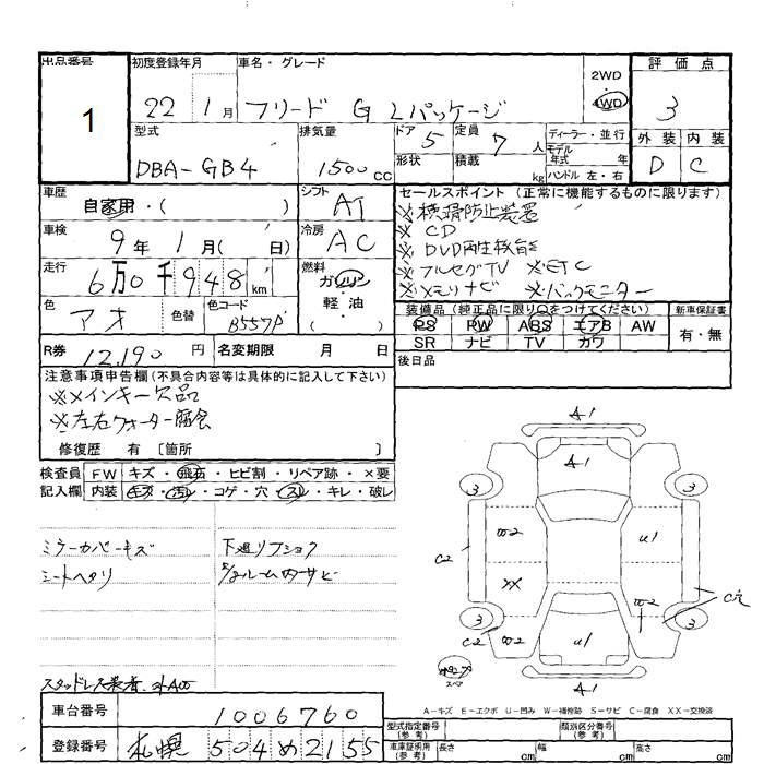 Аукционный лист