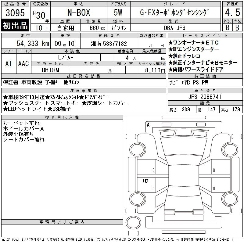 Аукционный лист