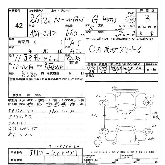Аукционный лист