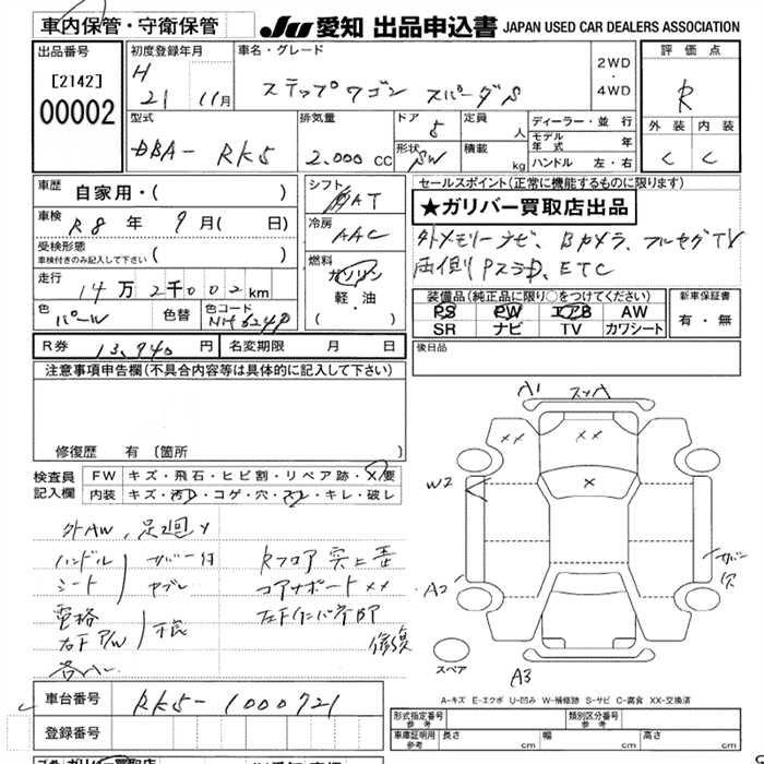 Аукционный лист