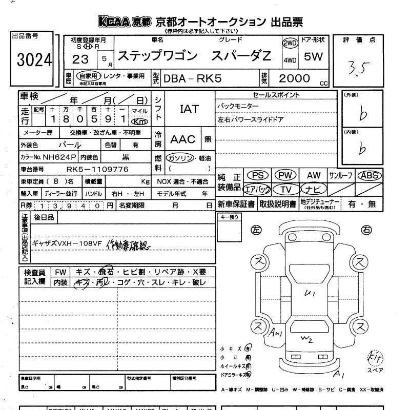 Аукционный лист