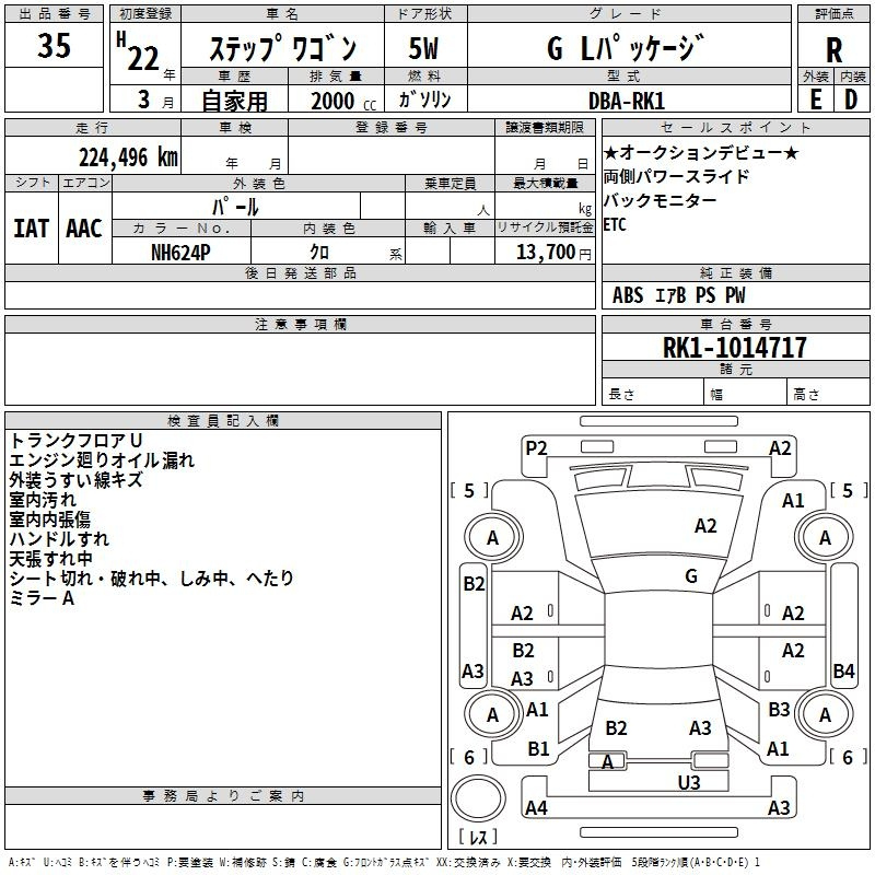 Аукционный лист