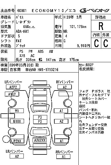 Аукционный лист