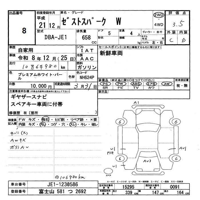 Аукционный лист