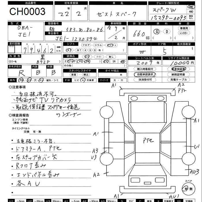 Аукционный лист