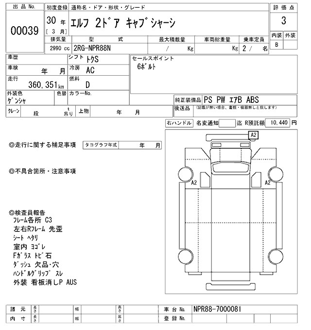 Аукционный лист