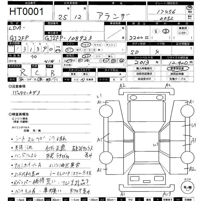 Аукционный лист