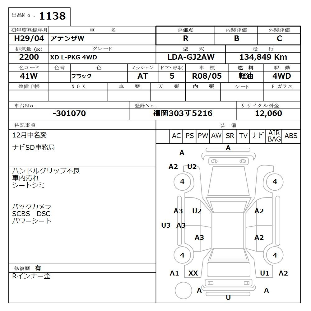 Аукционный лист