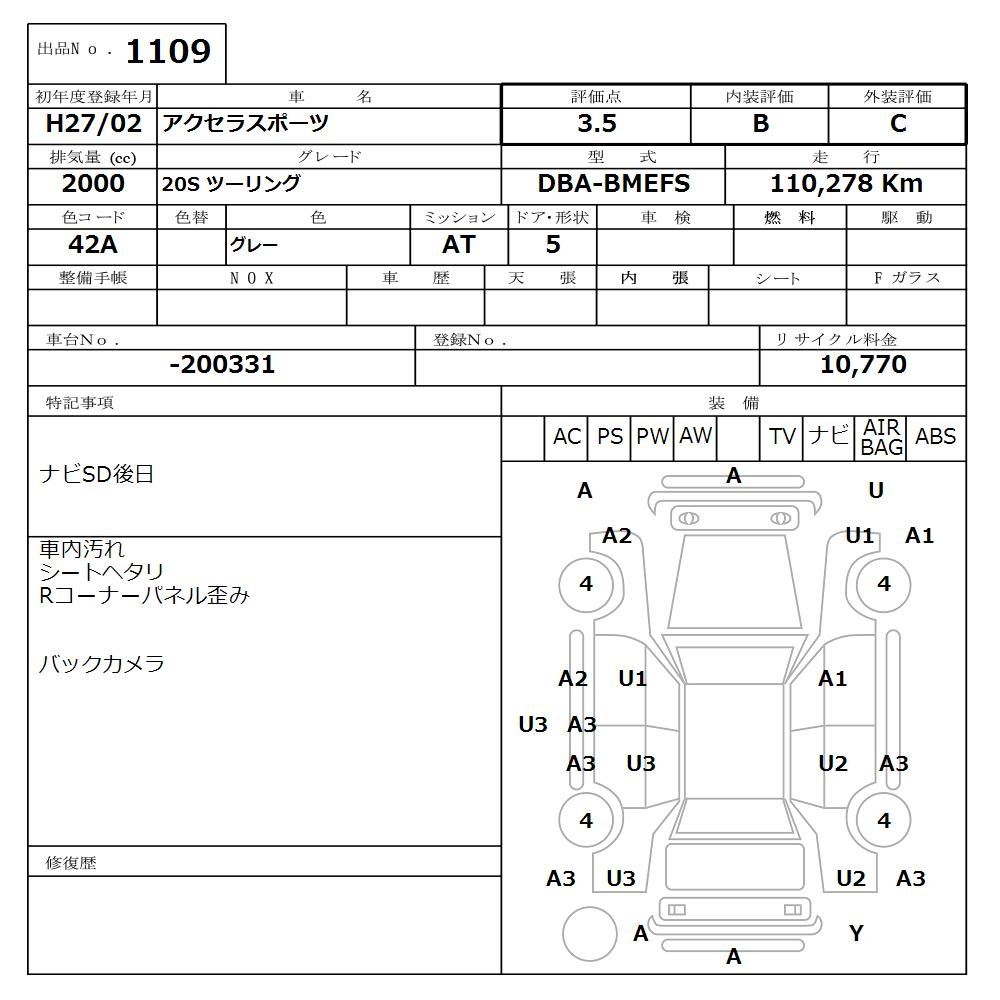 Аукционный лист