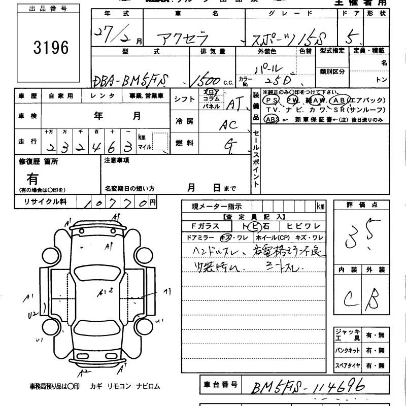 Аукционный лист
