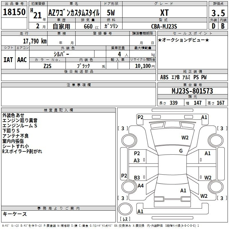 Аукционный лист