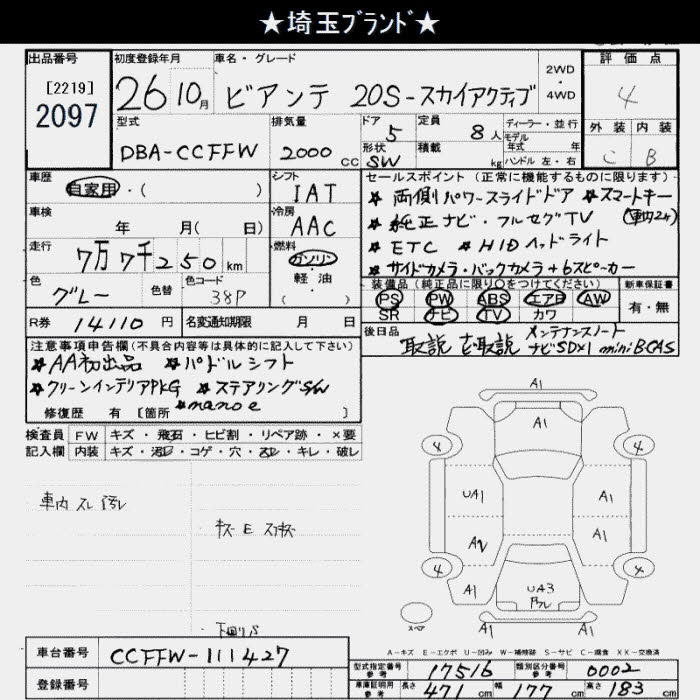 Аукционный лист