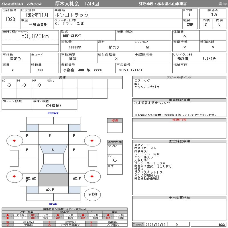 Аукционный лист