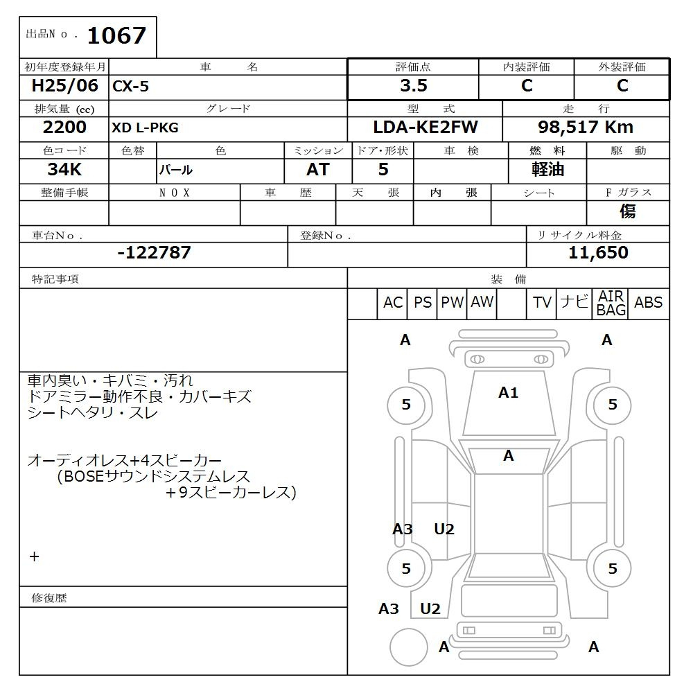 Аукционный лист
