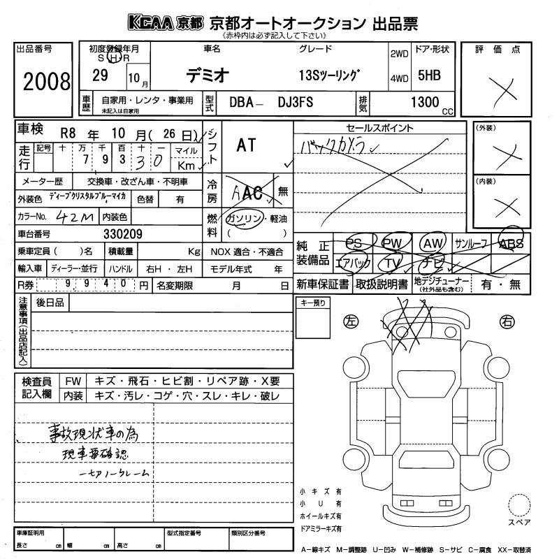 Аукционный лист