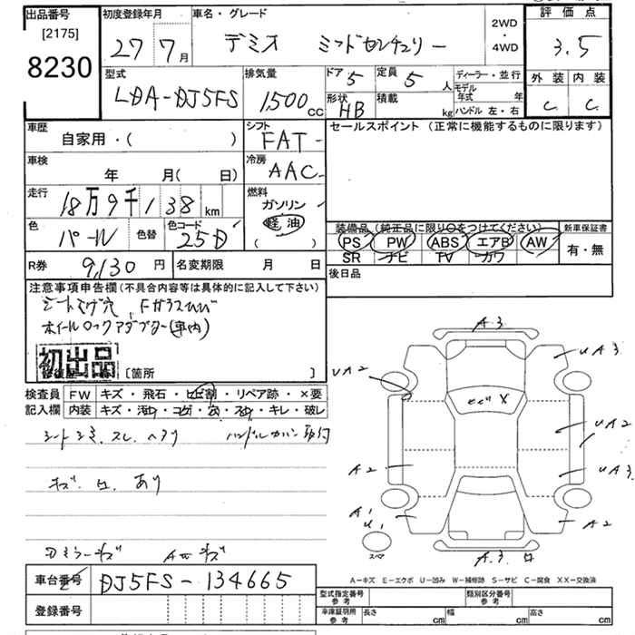 Аукционный лист