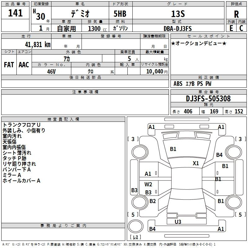 Аукционный лист