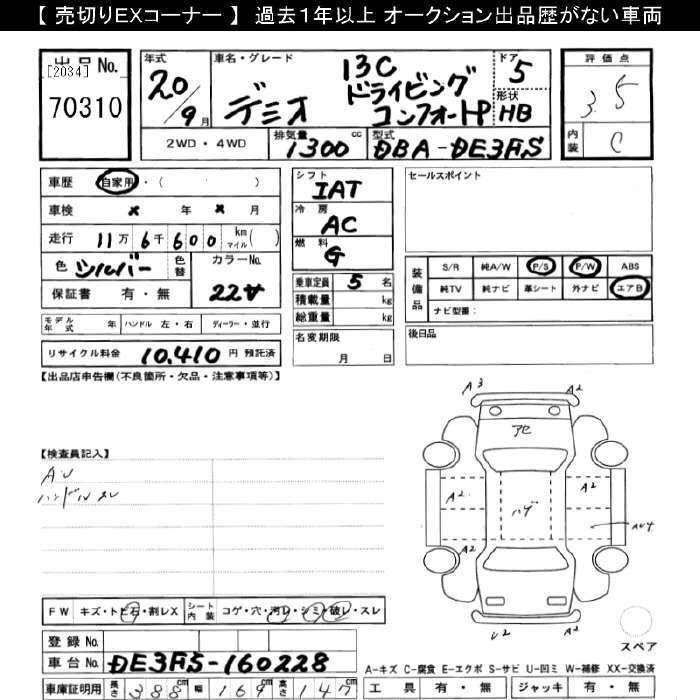 Аукционный лист