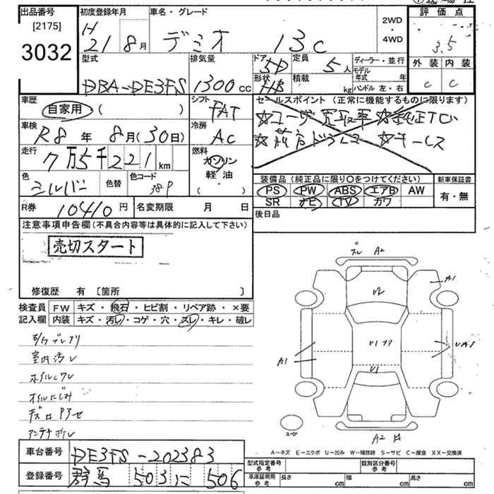 Аукционный лист