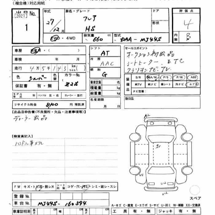 Аукционный лист