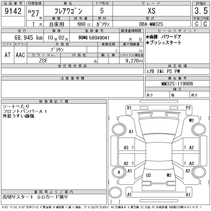 Аукционный лист