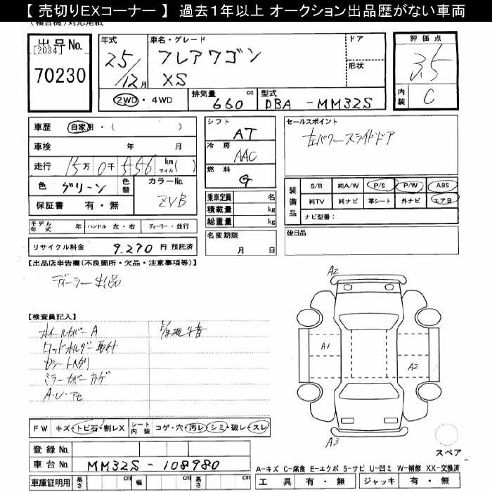 Аукционный лист