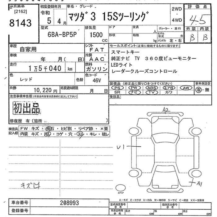 Аукционный лист