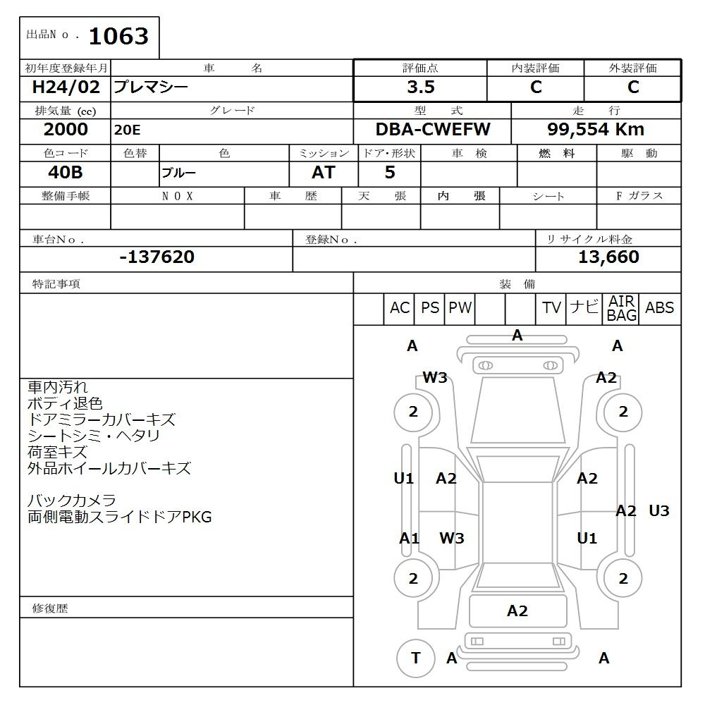 Аукционный лист