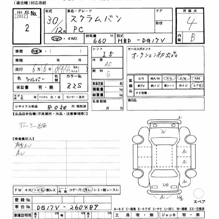 Аукционный лист