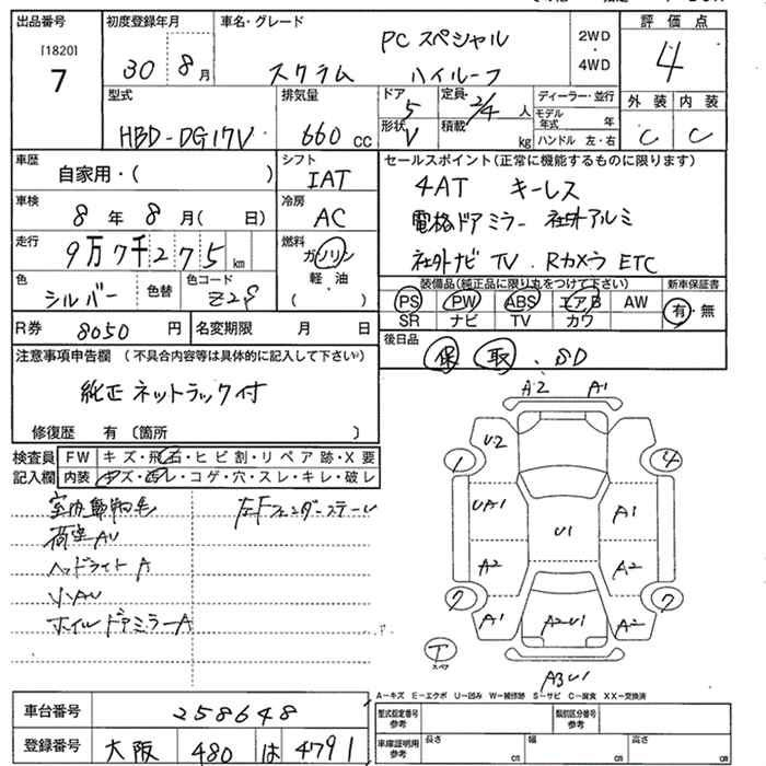 Аукционный лист