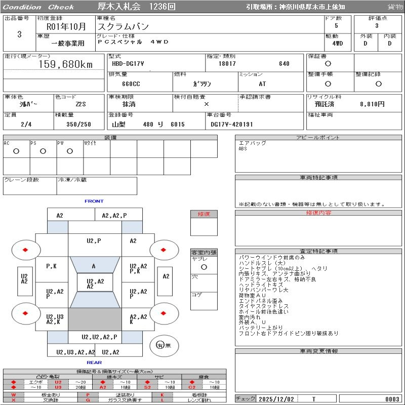 Аукционный лист