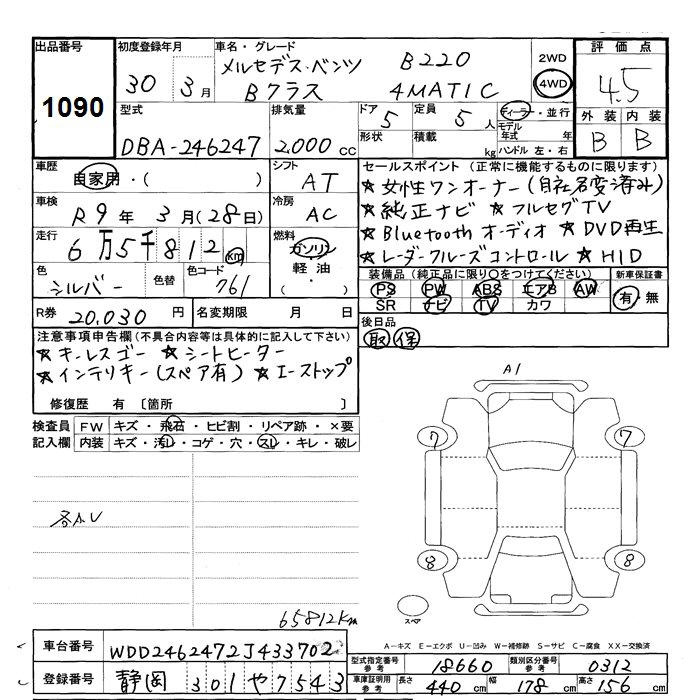 Аукционный лист