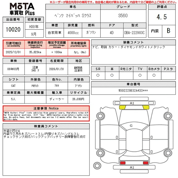 Аукционный лист