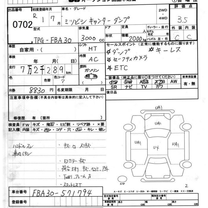 Аукционный лист