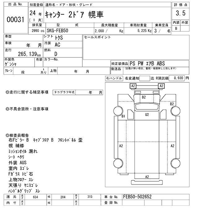 Аукционный лист