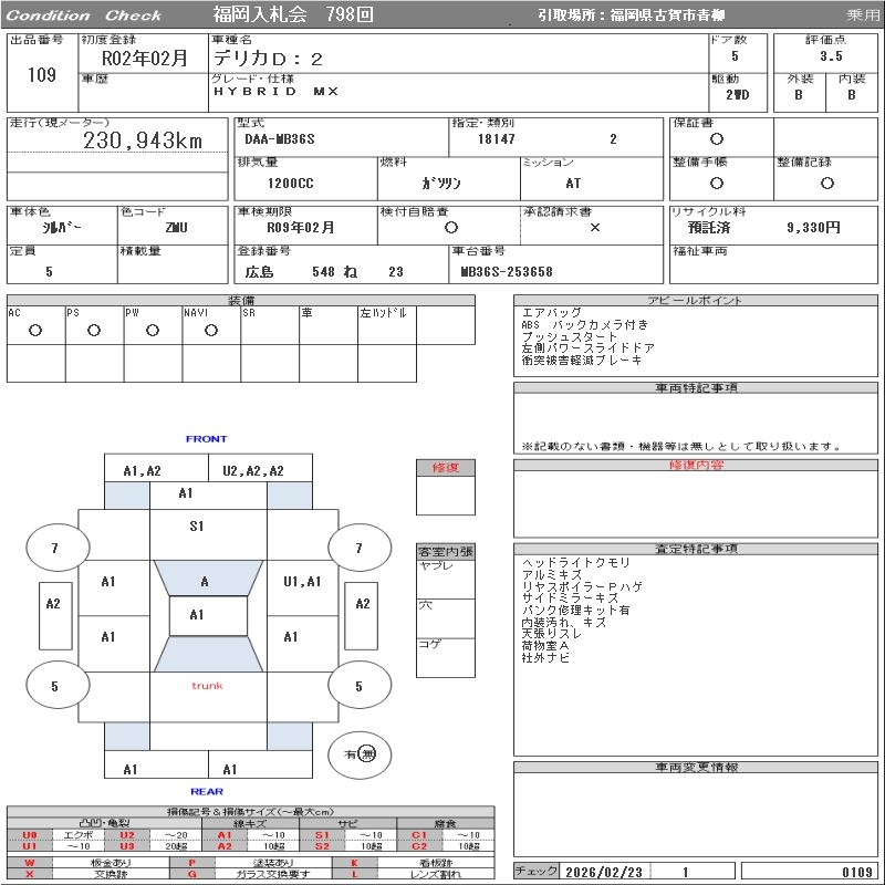 Аукционный лист