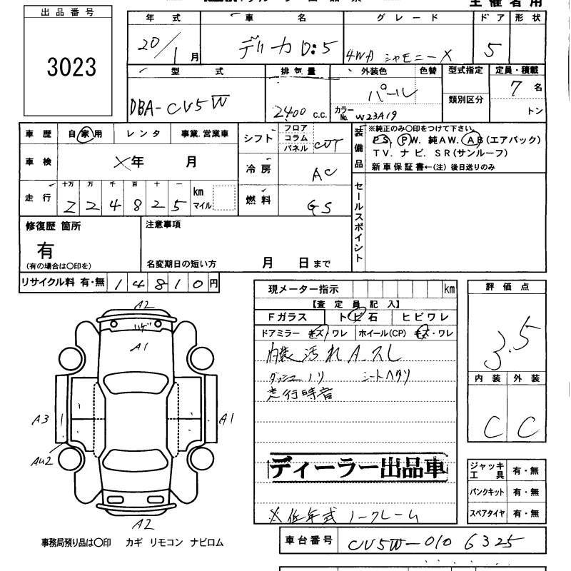 Аукционный лист