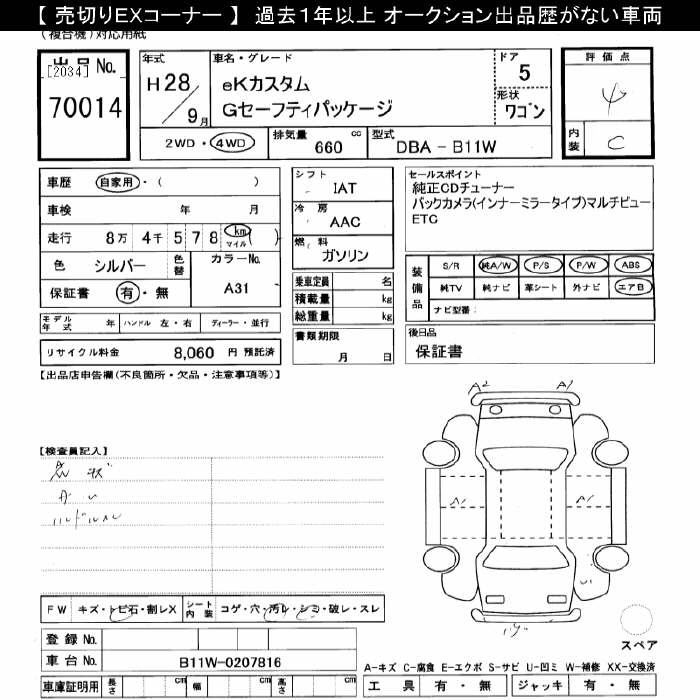 Аукционный лист