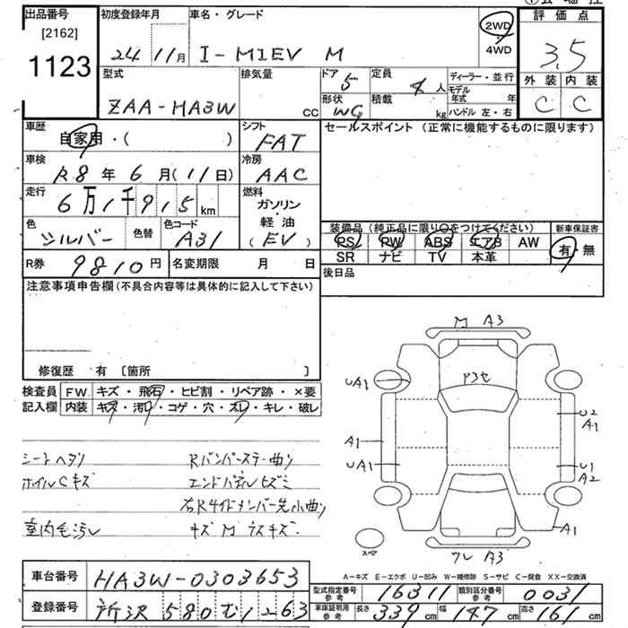 Аукционный лист