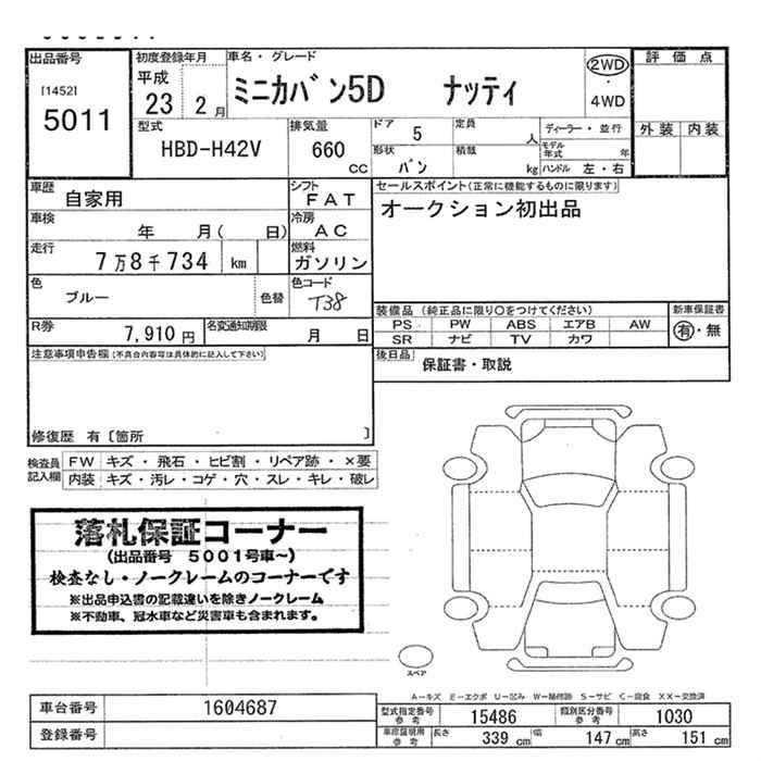 Аукционный лист