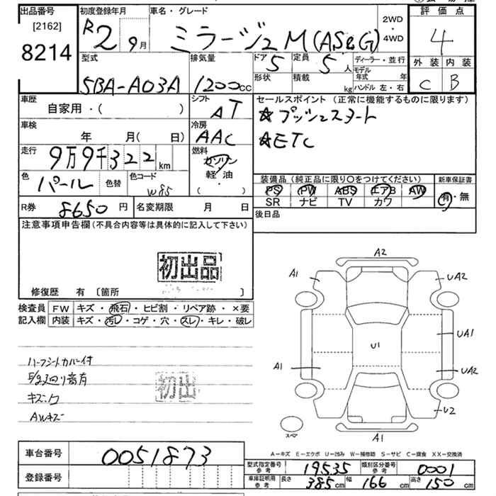 Аукционный лист
