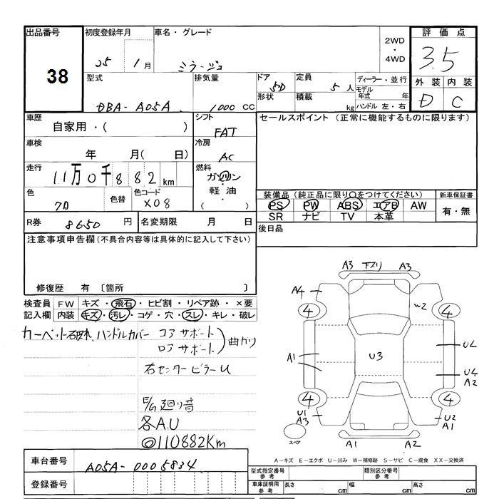 Аукционный лист