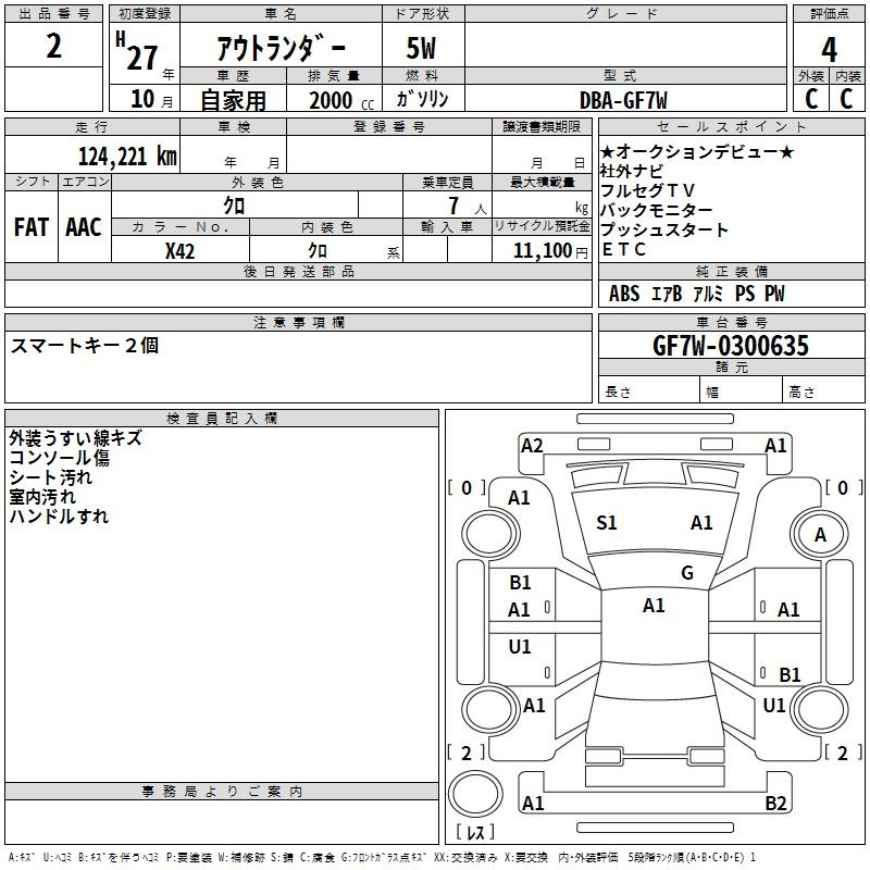Аукционный лист