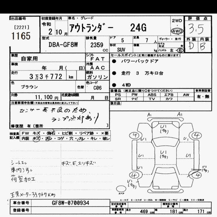 Аукционный лист