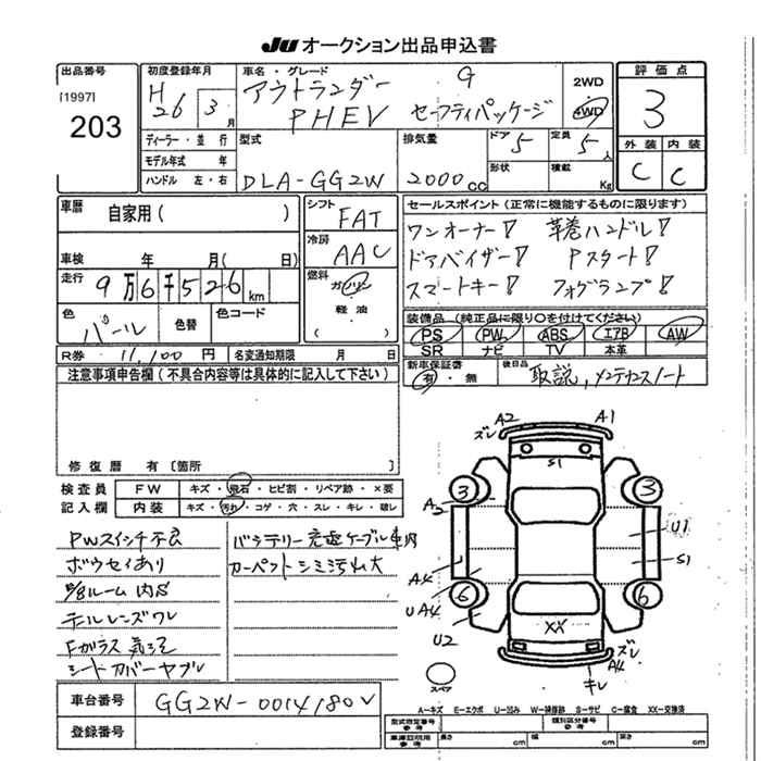 Аукционный лист