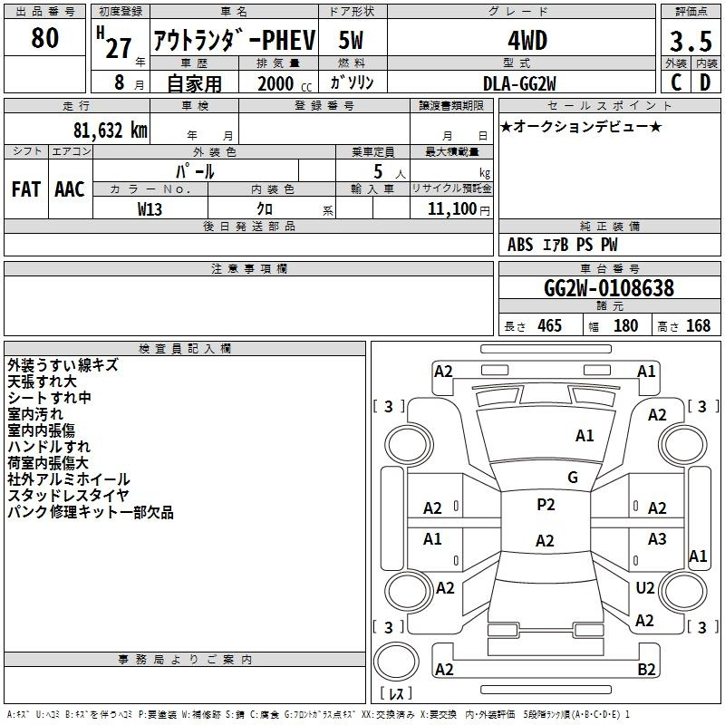 Аукционный лист