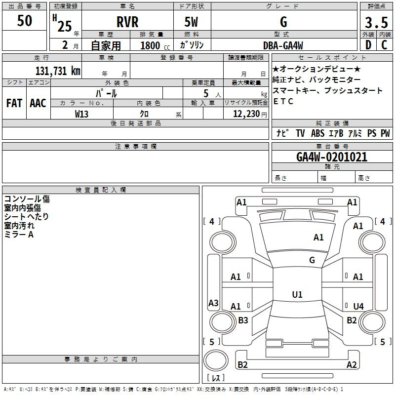 Аукционный лист