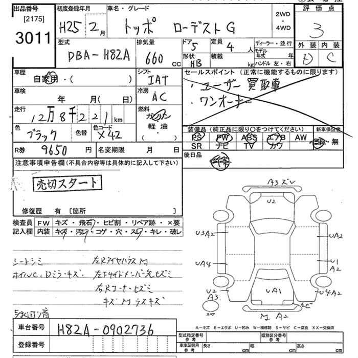 Аукционный лист