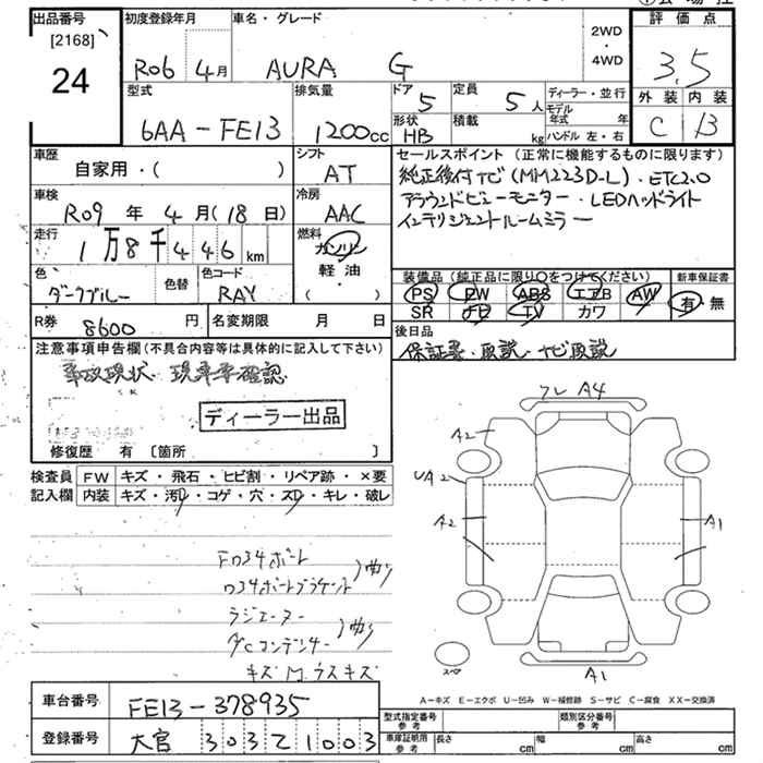 Аукционный лист